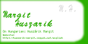 margit huszarik business card